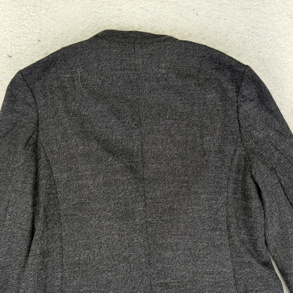 Banana‎ Republic Long and Lean Blazer Gray Career Business Office Jacket 4